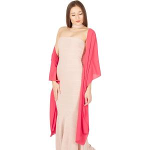 imageBlackButterfly Chiffon Bridesmaid Wedding Evening Shawl WrapHot Pink