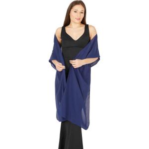 imageBlackButterfly Chiffon Bridesmaid Wedding Evening Shawl WrapMidnight Blue
