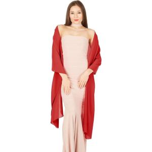 imageBlackButterfly Chiffon Bridesmaid Wedding Evening Shawl WrapRed