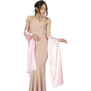 imageBlackButterfly Satin Shawl Bridesmaid Wedding Wrap ScarfBaby Pink