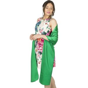 imageBlackButterfly Satin Shawl Bridesmaid Wedding Wrap ScarfEmerald