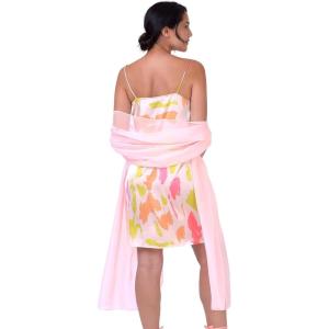 imageBlackButterfly Satin Silky Bridal Wedding Party Evening Shawl Pashmina WrapBaby Pink
