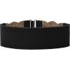 imageBlackButterfly 3 Inch Wide Waspie Elastic Vintage Braided Buckle Waist BeltBlack