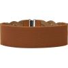 imageBlackButterfly 3 Inch Wide Waspie Elastic Vintage Braided Buckle Waist BeltBrown