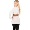 imageBlackButterfly 3 Inch Wide Waspie Elastic Vintage Braided Buckle Waist BeltBrown