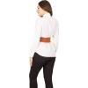 imageBlackButterfly 3 Inch Wide Waspie Elastic Vintage Buckle Waist BeltBrown