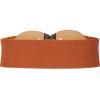 imageBlackButterfly 3 Inch Wide Waspie Elastic Vintage Buckle Waist BeltBrown