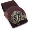 imageBlackButterfly 3 Inch Wide Waspie Elastic Vintage Buckle Waist BeltDark Brown