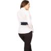 imageBlackButterfly 3 Inch Wide Waspie Elastic Vintage Buckle Waist BeltMidnight Blue