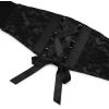 imageBlackButterfly 55 Wide Corset Waspie Elastic Lace BeltBlack