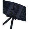 imageBlackButterfly 55 Wide Corset Waspie Elastic Lace BeltMidnight Blue