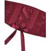 imageBlackButterfly 55 Wide Corset Waspie Elastic Lace BeltRed