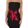 imageBlackButterfly Bridal Wedding Bridesmaid Satin Sash BeltBurgundy