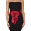 imageBlackButterfly Bridal Wedding Bridesmaid Satin Sash BeltBurgundy