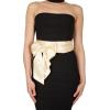 imageBlackButterfly Bridal Wedding Bridesmaid Satin Sash BeltChampagne