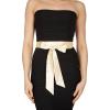 imageBlackButterfly Bridal Wedding Bridesmaid Satin Sash BeltChampagne