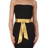 imageBlackButterfly Bridal Wedding Bridesmaid Satin Sash BeltGold