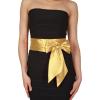 imageBlackButterfly Bridal Wedding Bridesmaid Satin Sash BeltGold