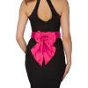 imageBlackButterfly Bridal Wedding Bridesmaid Satin Sash BeltHot Pink