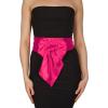 imageBlackButterfly Bridal Wedding Bridesmaid Satin Sash BeltHot Pink