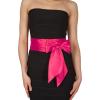 imageBlackButterfly Bridal Wedding Bridesmaid Satin Sash BeltHot Pink