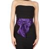 imageBlackButterfly Bridal Wedding Bridesmaid Satin Sash BeltIndigo