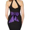 imageBlackButterfly Bridal Wedding Bridesmaid Satin Sash BeltIndigo