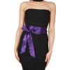 imageBlackButterfly Bridal Wedding Bridesmaid Satin Sash BeltIndigo