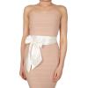 imageBlackButterfly Bridal Wedding Bridesmaid Satin Sash BeltIvory