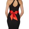 imageBlackButterfly Bridal Wedding Bridesmaid Satin Sash BeltRed