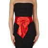 imageBlackButterfly Bridal Wedding Bridesmaid Satin Sash BeltRed