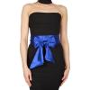 imageBlackButterfly Bridal Wedding Bridesmaid Satin Sash BeltRoyal Blue