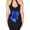 imageBlackButterfly Bridal Wedding Bridesmaid Satin Sash BeltRoyal Blue