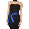 imageBlackButterfly Bridal Wedding Bridesmaid Satin Sash BeltRoyal Blue