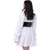 imageBlackButterfly Elastic Halloween Cosplay Costume Waist TieUp Waspie Corset BeltBlack