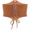 imageBlackButterfly Elastic Halloween Cosplay Costume Waist TieUp Waspie Corset BeltCamel Brown