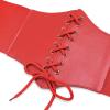 imageBlackButterfly Elastic Halloween Cosplay Costume Waist TieUp Waspie Corset BeltRed