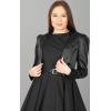 imageBlackButterfly Formal Satin Long Sleeve Bolero ShrugBlack