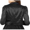 imageBlackButterfly Formal Satin Long Sleeve Bolero ShrugBlack