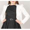 imageBlackButterfly Formal Satin Long Sleeve Bolero ShrugIvory