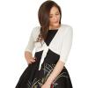 imageBlackButterfly Front Tie Up Bolero ShrugIvory