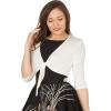 imageBlackButterfly Front Tie Up Bolero ShrugIvory