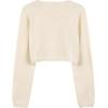 imageBlackButterfly Girls Long Sleeve Knitted Childrens Kids Bolero ShrugBeige