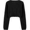imageBlackButterfly Girls Long Sleeve Knitted Childrens Kids Bolero ShrugBlack