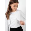imageBlackButterfly Girls Long Sleeve Knitted Childrens Kids Bolero ShrugWhite