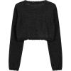 imageBlackButterfly Girls Long Sleeve Sparkle Cardigan Childrens Kids Bolero ShrugBlack
