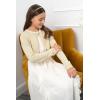 imageBlackButterfly Girls Long Sleeve Sparkle Cardigan Childrens Kids Bolero ShrugChampagne