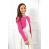 imageBlackButterfly Girls Long Sleeve Sparkle Cardigan Childrens Kids Bolero ShrugHot Pink