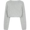 imageBlackButterfly Girls Long Sleeve Sparkle Cardigan Childrens Kids Bolero ShrugSilver
