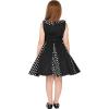 imageBlackButterfly Kids Alexia Vintage Polka Dot 50s Girls DressBlack